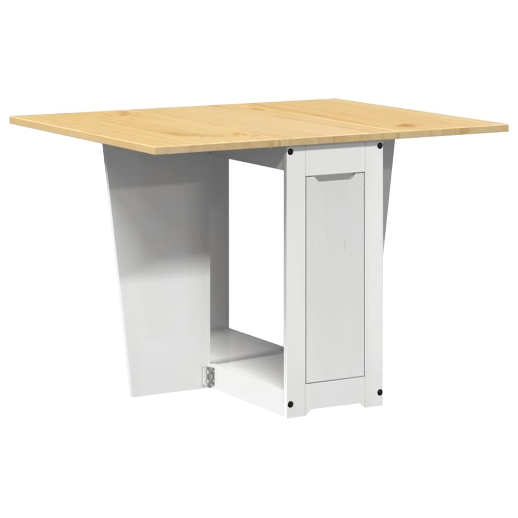 Table À Manger Papillon Pliable Corona Bois De Pin Massif