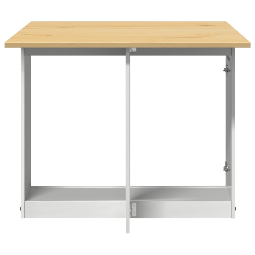 Table À Manger Papillon Pliable Corona Bois De Pin Massif