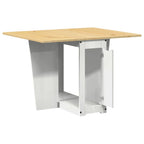 Table À Manger Papillon Pliable Corona Bois De Pin Massif