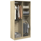 Garde-Robe Bois D'ingénierie Chêne Sonoma