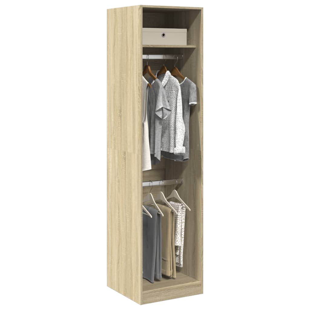 Garde-Robe Bois D'ingénierie Chêne Sonoma