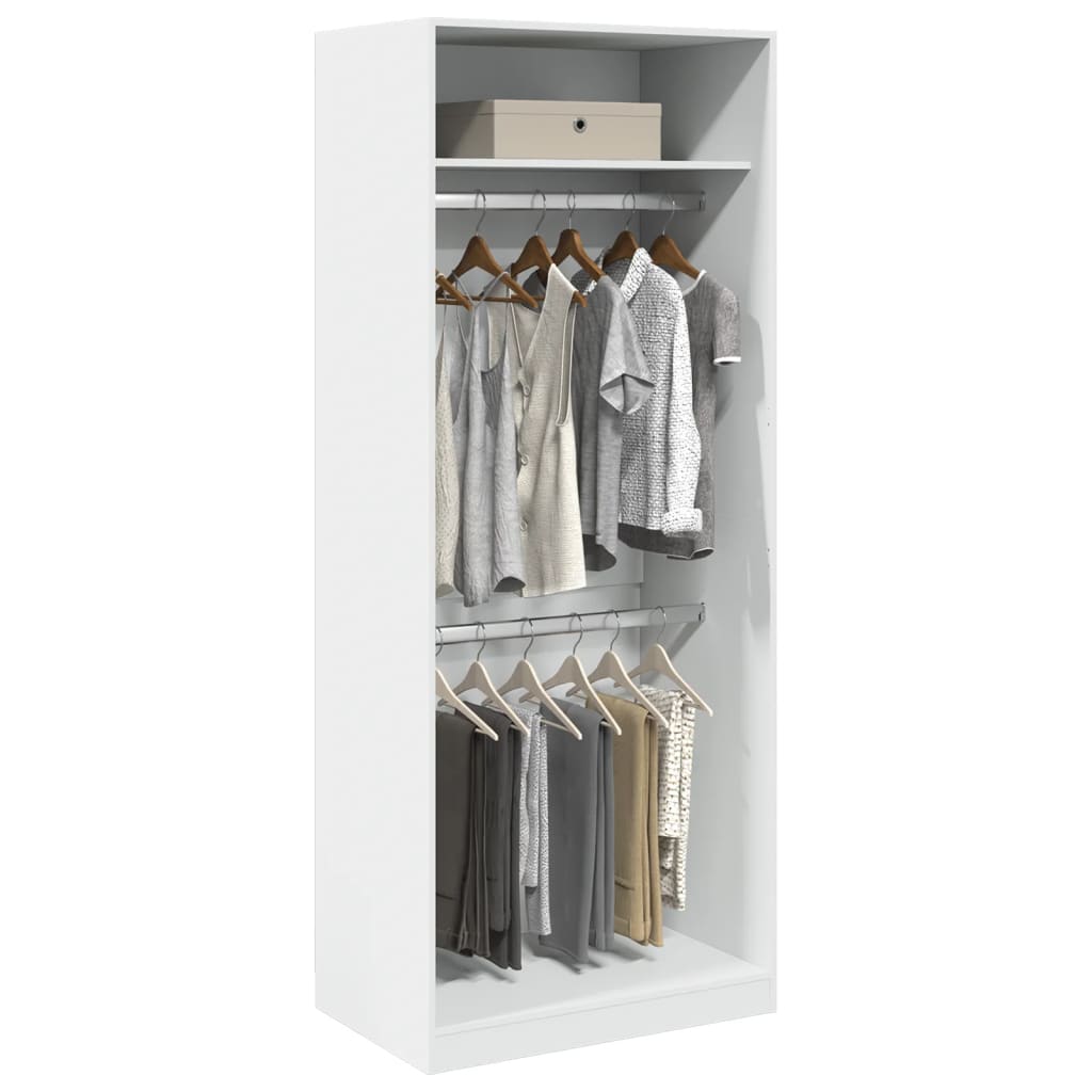 Garde-Robe Bois D'ingénierie Blanc