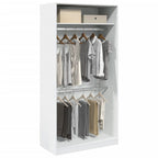 Garde-Robe Bois D'ingénierie Blanc