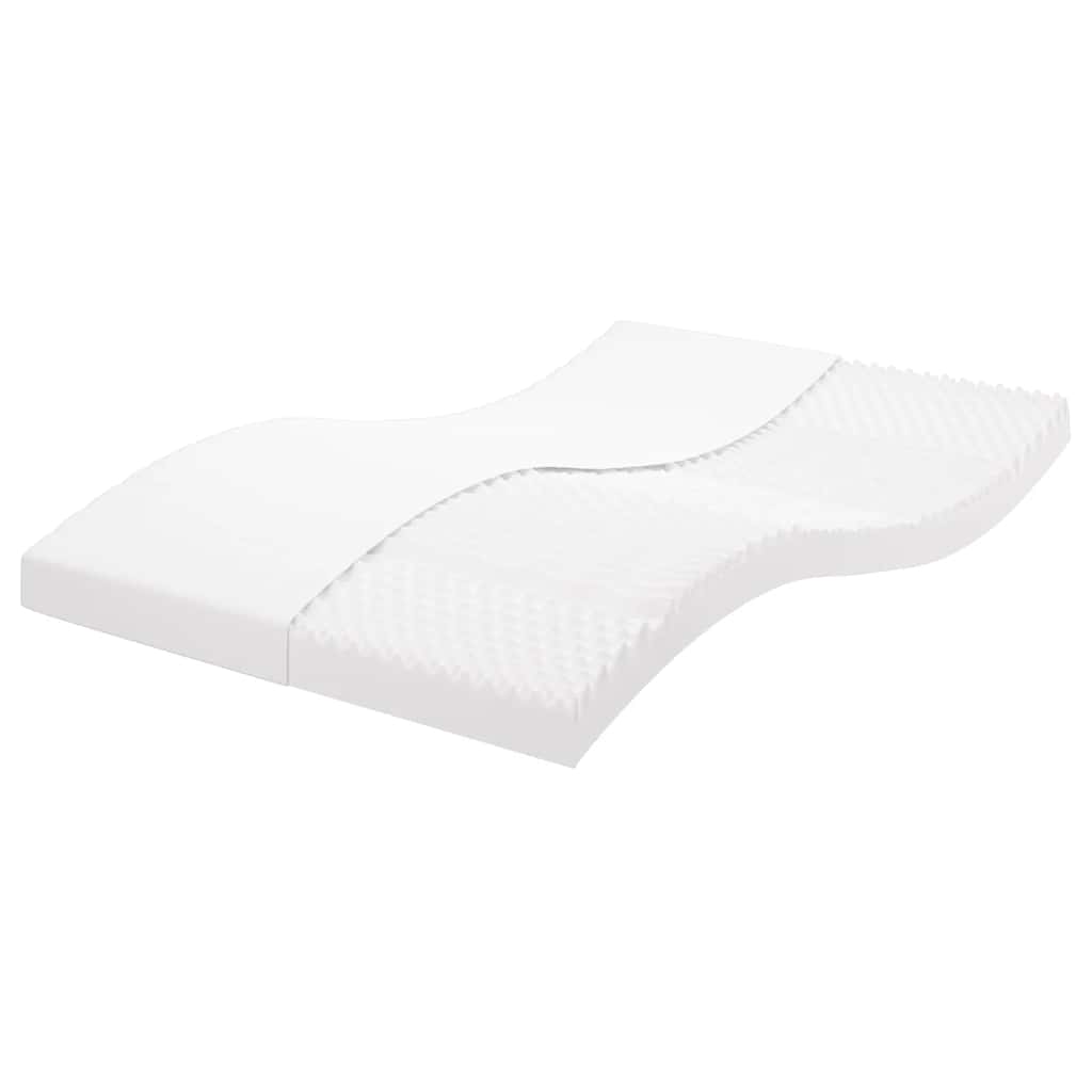 Matelas En Mousse Blanc 7 Zones Dureté 20 Ild