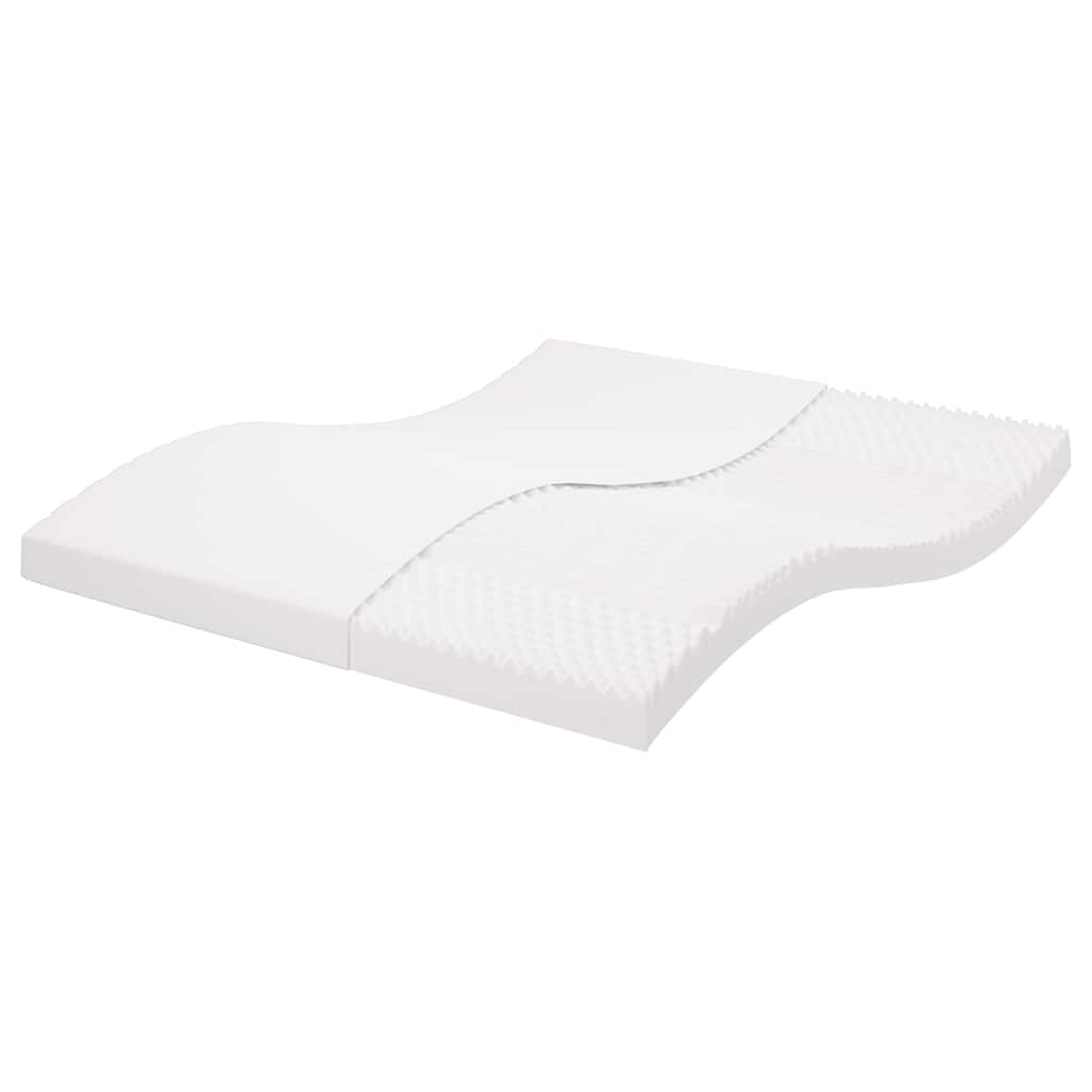 Matelas En Mousse Blanc 7 Zones Dureté 20 Ild