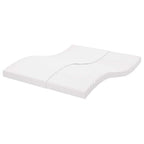 Matelas En Mousse Blanc 7 Zones Dureté 20 Ild