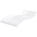 Matelas En Mousse Blanc 7 Zones Dureté 20 Ild