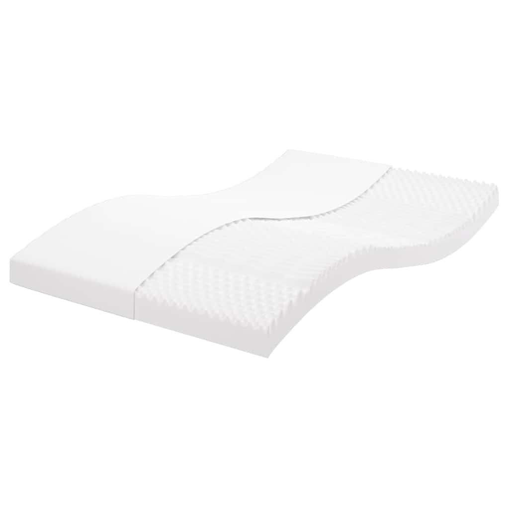Matelas En Mousse Blanc 7 Zones Dureté 20 Ild