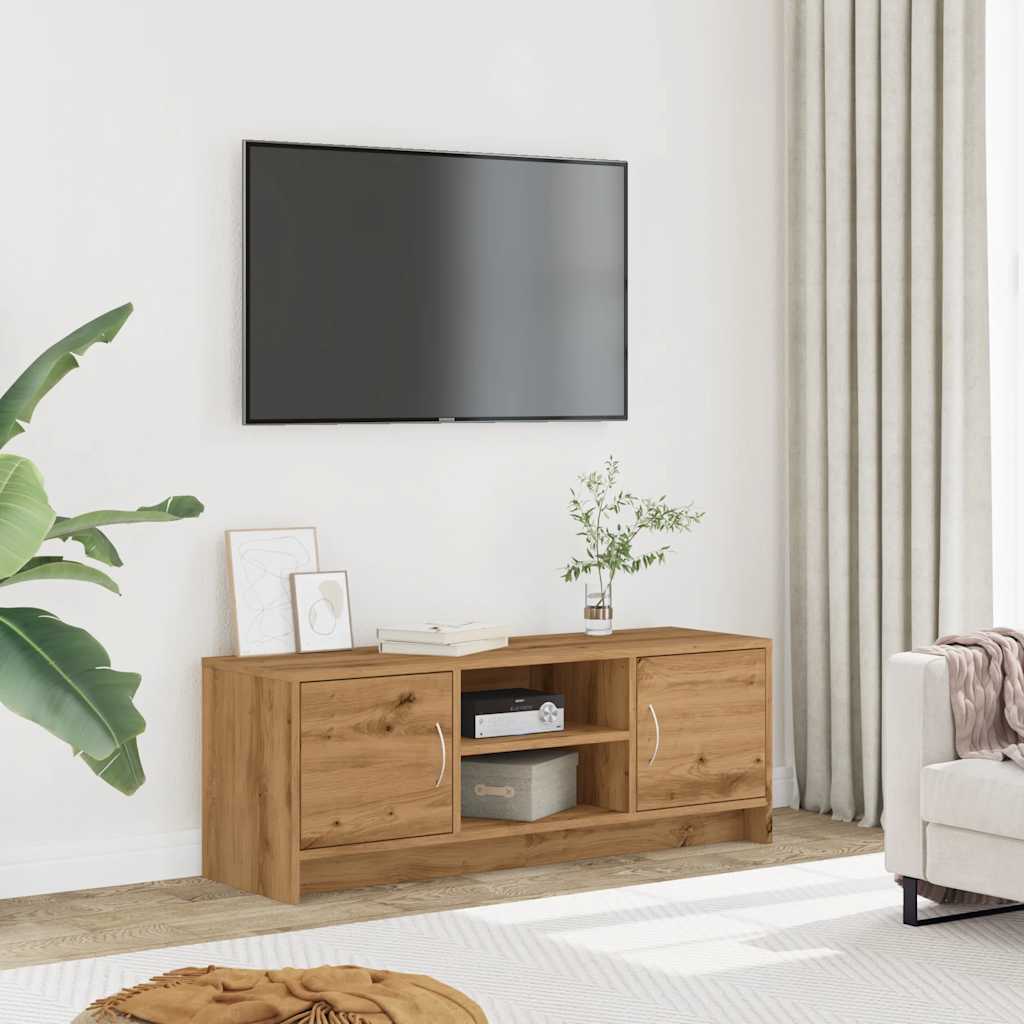 Meuble Tv 102X30X37,5 Cm Bois D'ingénierie