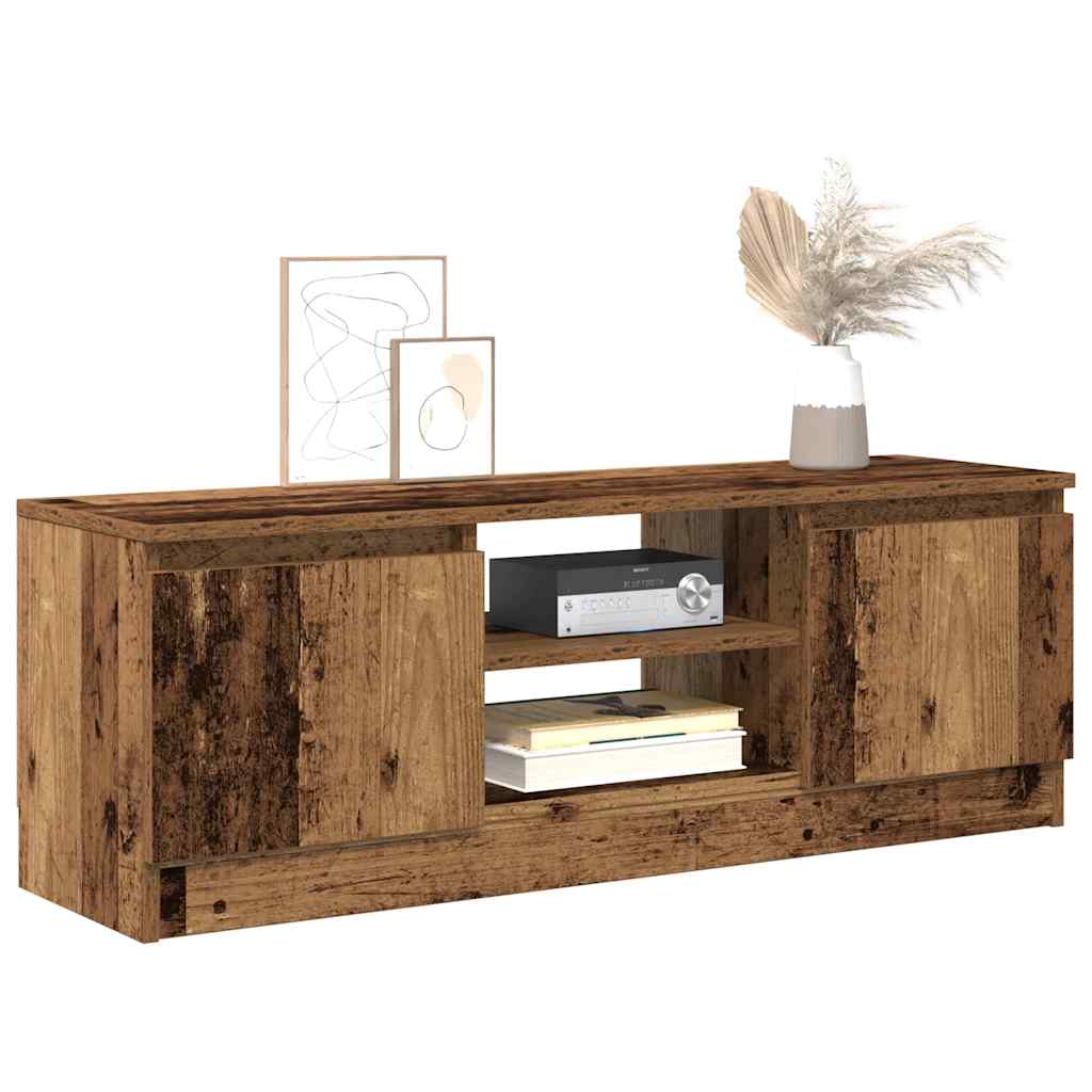 Meuble Tv 102X30X36 Cm Bois D'ingénierie