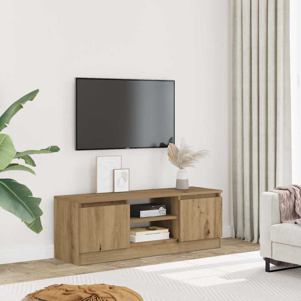 Meuble Tv 102X30X36 Cm Bois D'ingénierie