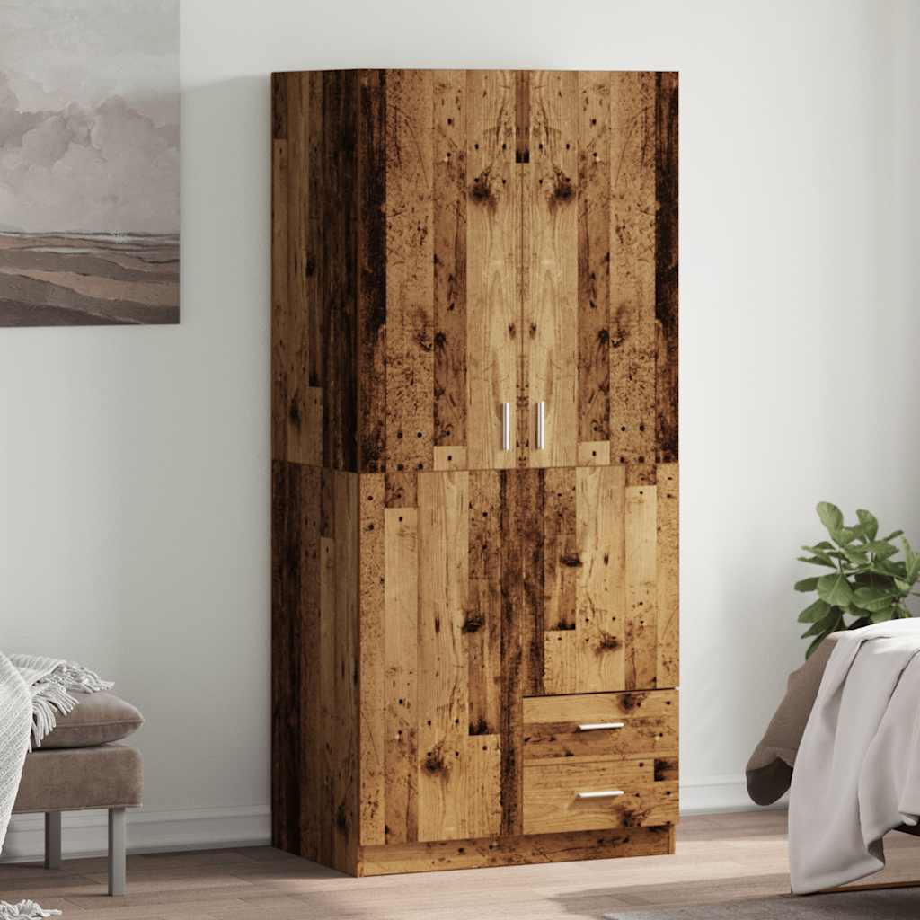 Garde-Robe 80X52X180 Cm Bois D'ingénierie