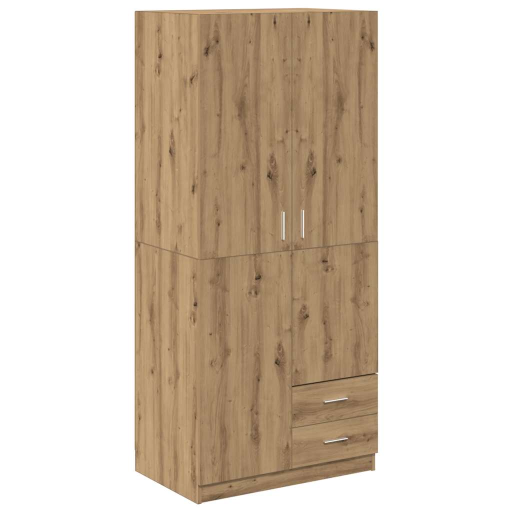 Garde-Robe 80X52X180 Cm Bois D'ingénierie