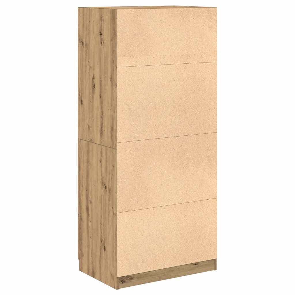 Garde-Robe 80X52X180 Cm Bois D'ingénierie