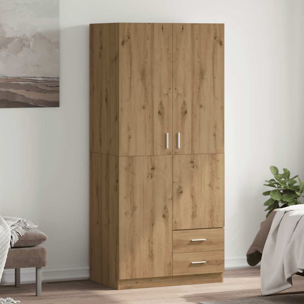 Garde-Robe 80X52X180 Cm Bois D'ingénierie