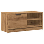 Meuble Tv 80X35X36,5 Cm Bois D'ingénierie Chêne Artisanal