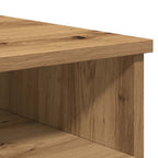Meuble Tv 80X35X36,5 Cm Bois D'ingénierie Chêne Artisanal