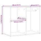 Armoire De Dressing 80X40X65 Cm Bois Ingénierie