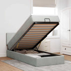 Cadre De Lit Ottoman Avec Matelas Velours