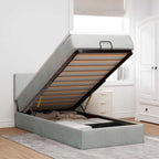 Cadre De Lit Ottoman Avec Matelas Velours