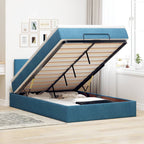 Cadre De Lit Ottoman Avec Matelas Velours
