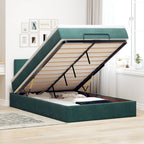 Cadre De Lit Ottoman Avec Matelas Velours