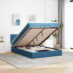 Cadre De Lit Ottoman Avec Matelas Velours