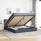 Cadre De Lit Ottoman Avec Matelas Velours