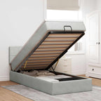 Cadre De Lit Ottoman Avec Matelas Velours
