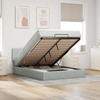 Cadre De Lit Ottoman Avec Matelas Velours
