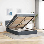 Cadre De Lit Ottoman Avec Matelas Velours