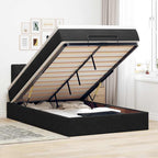 Cadre De Lit Ottoman Avec Matelas Velours