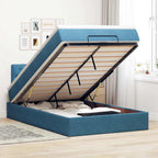 Cadre De Lit Ottoman Avec Matelas Velours
