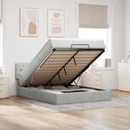 Cadre De Lit Ottoman Avec Matelas Velours