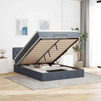 Cadre De Lit Ottoman Avec Matelas Velours