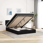 Cadre De Lit Ottoman Avec Matelas Velours