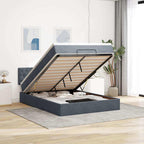 Cadre De Lit Ottoman Avec Matelas Velours