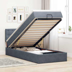 Cadre De Lit Ottoman Avec Matelas Velours