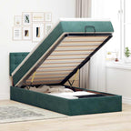 Cadre De Lit Ottoman Avec Matelas Velours