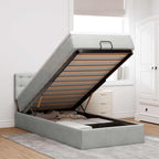 Cadre De Lit Ottoman Avec Matelas Velours
