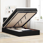 Cadre De Lit Ottoman Avec Matelas Velours
