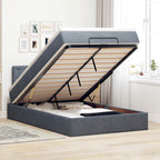 Cadre De Lit Ottoman Avec Matelas Velours