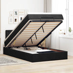 Cadre De Lit Ottoman Avec Matelas Velours