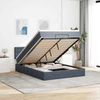 Cadre De Lit Ottoman Avec Matelas Velours