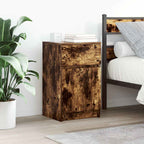 Table De Chevet 39X35X65 Cm Bois D’ingénierie