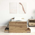 Cadre De Lit 193 X 78 X 50 Cm Bois D'ingénierie