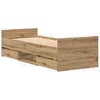 Cadre De Lit 193 X 78 X 50 Cm Bois D'ingénierie