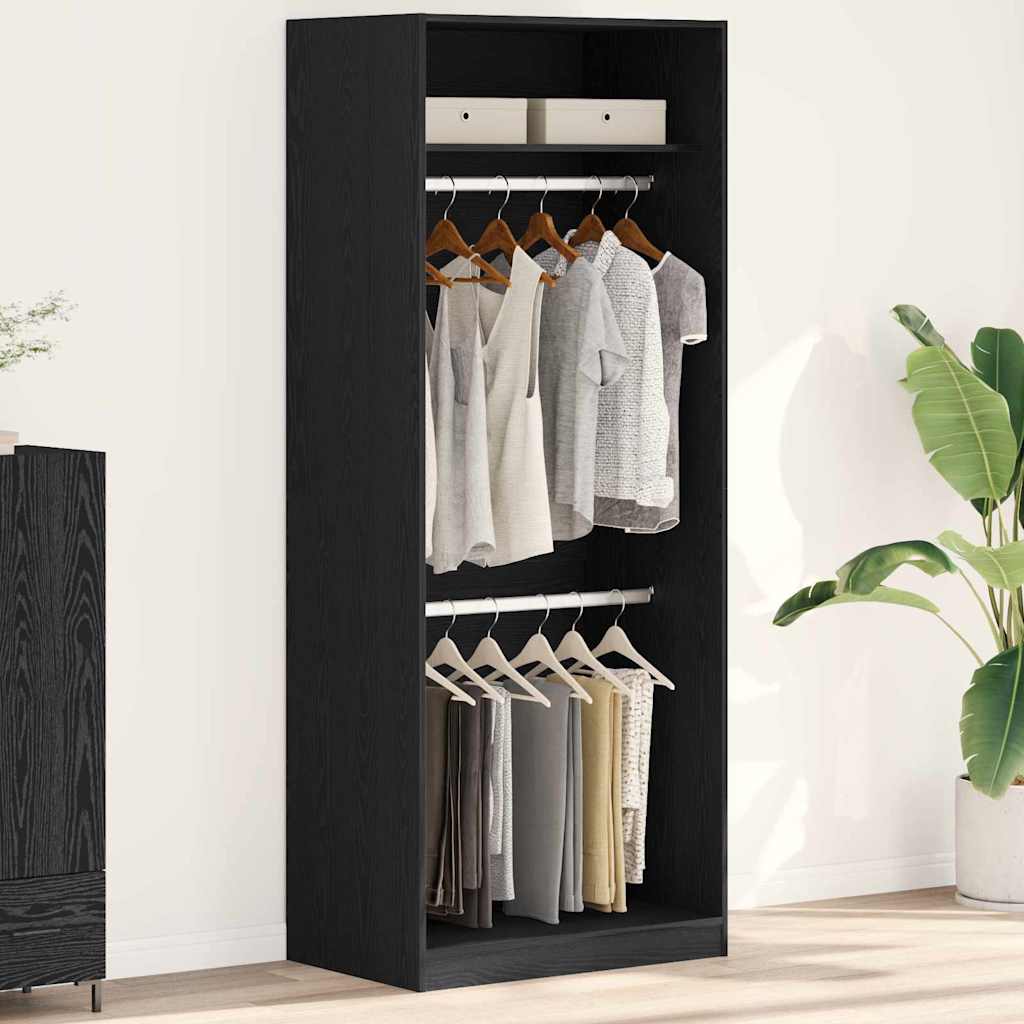Armoire Bois D'ingénierie Chêne Noir