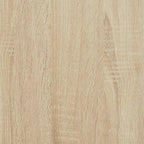 Cadre De Lit Avec Tiroir Marron 90 X 190 Cm Bois D'ingénierie Chêne Noir