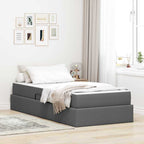 Lit Avec Rangement Et Matelas Polyester